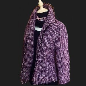 💅🏼Classy Tweed Pattern w nice Edges @ Pockets!!!